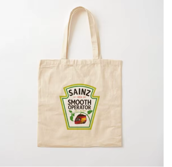 Casual Canvas Tote Bag with Formula Pattern (One)