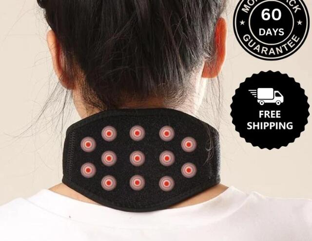 Self-Heating Neck Warmer with Magnetic Strap (One Piece)