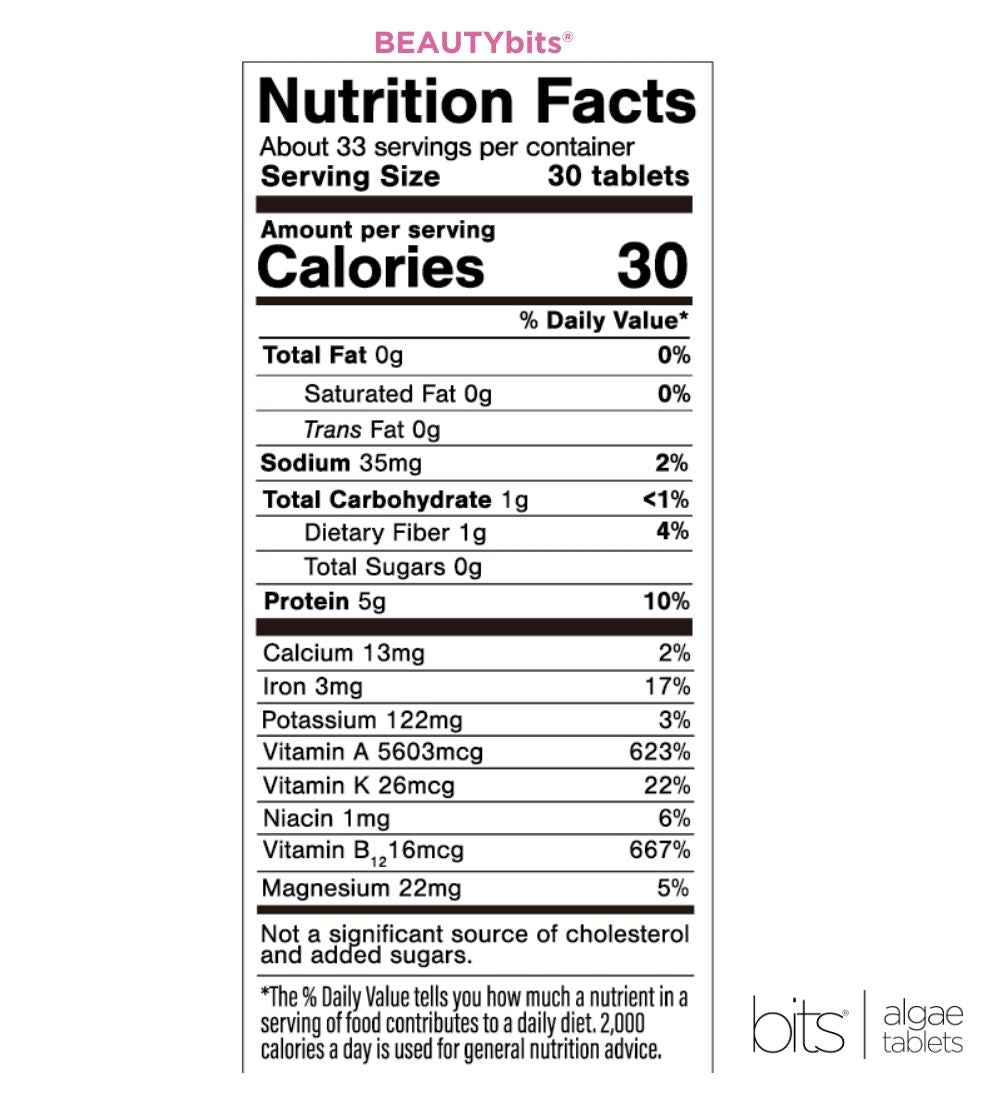 BEAUTYbits® Spirulina | Large Bag