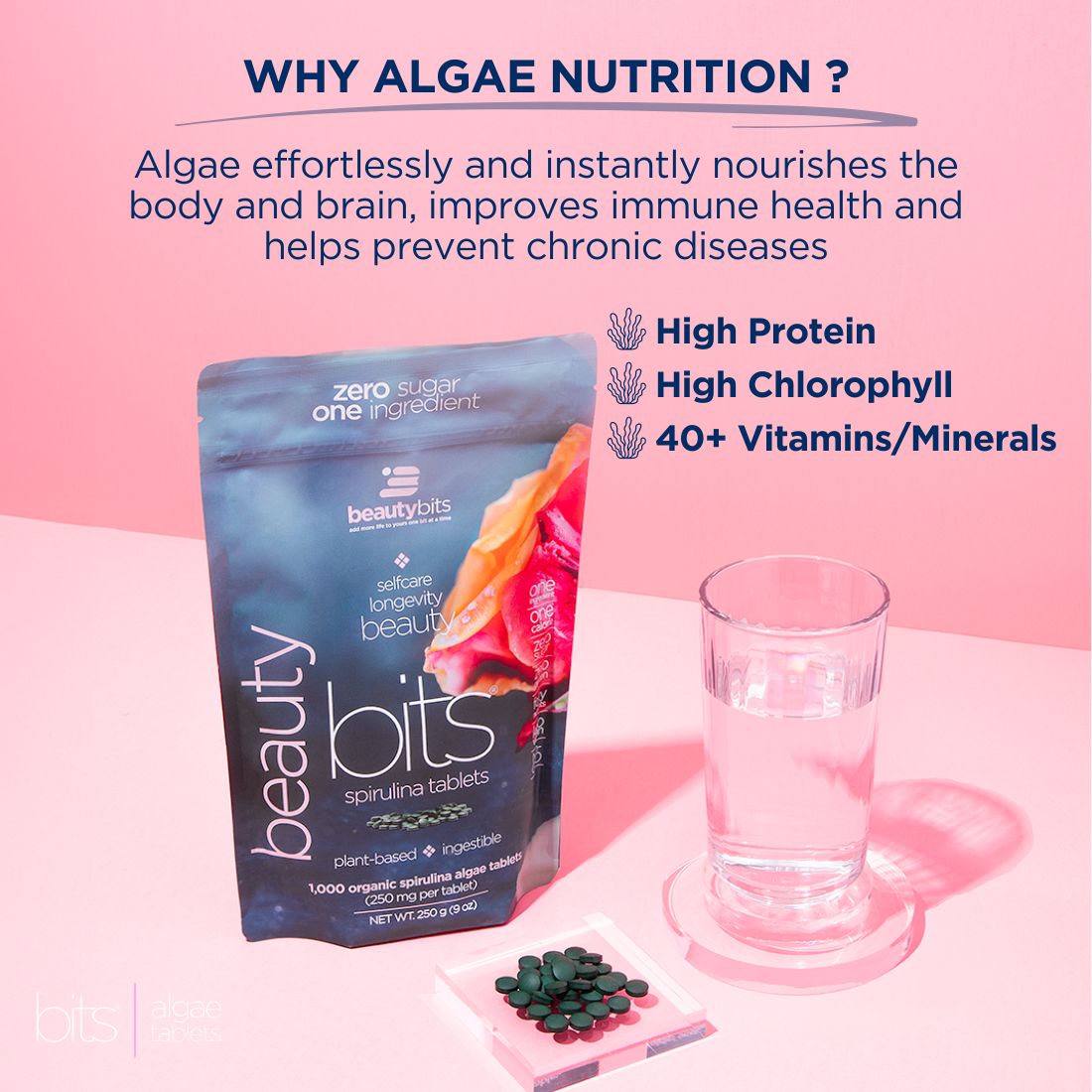 BEAUTYbits® Spirulina | Large Bag